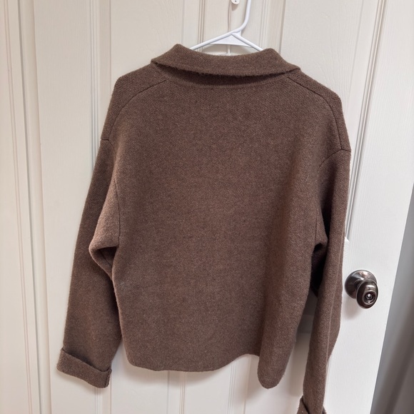 Mango Chestnut Brown Button Jacket - Picture 3 of 4